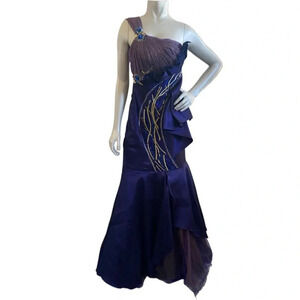 Aspeed One Shoulder Gown Size Small